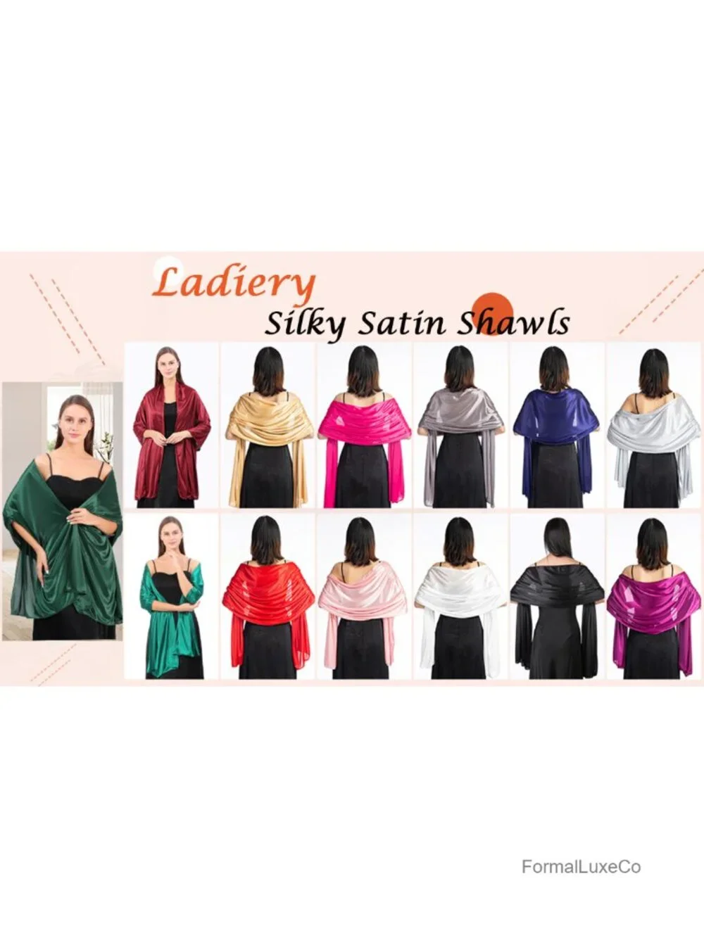 Elegant Soft Sheer Chiffon Stole Bride Wedding Scarf Wraps for Evening Dresses